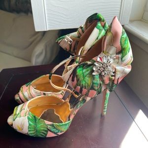 Badgley Mischa Floral heels